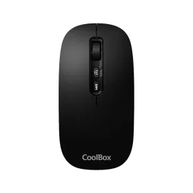 Wireless Mouse CoolBox COO-MOU-W02-B Black 1600 dpi
