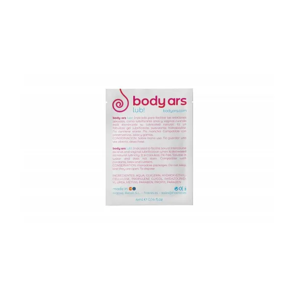 Slide Waterbased Lubricant Body Ars Natural