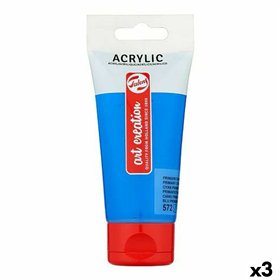 Acrylic paint Talens Art Creation Cyan 75 ml (3 Units)