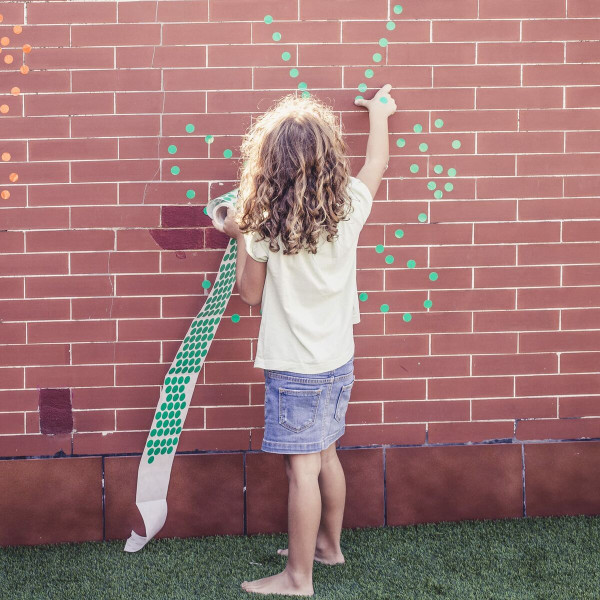 Stickers Apli Blue Circular