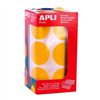 Stickers Apli Yellow Circular
