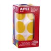 Stickers Apli Yellow Circular