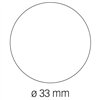 Stickers Apli Yellow Circular