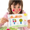 Stickers Apli Yellow Circular