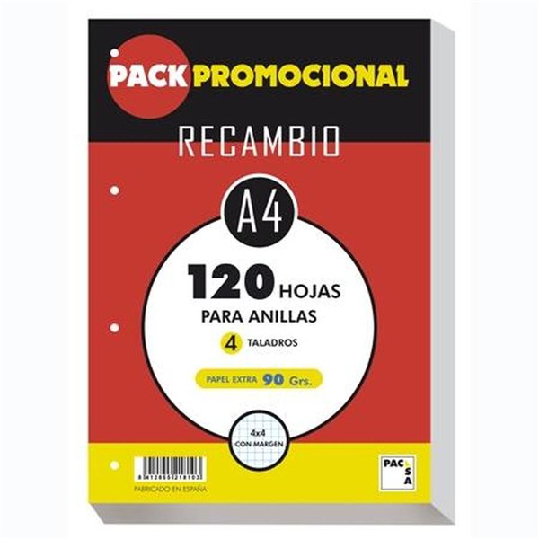 Replacement Pacsa A4 120 Sheets (16 Units)