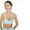 Бикини Ysabel Mora Bandeau Rayas Циановый