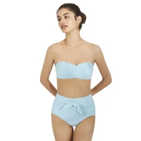 Бикини Ysabel Mora Bandeau Rayas Циановый