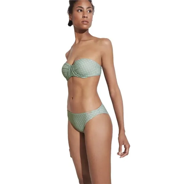 Бикини Ysabel Mora Bandeau Copa C Green Темно-зеленый