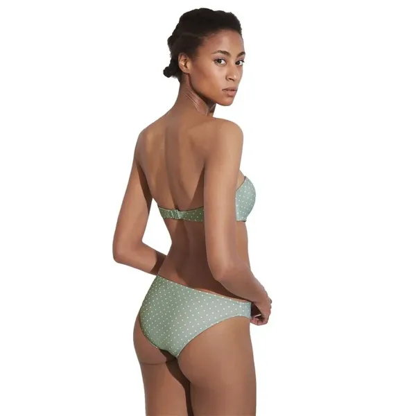 Бикини Ysabel Mora Bandeau Copa C Green Темно-зеленый