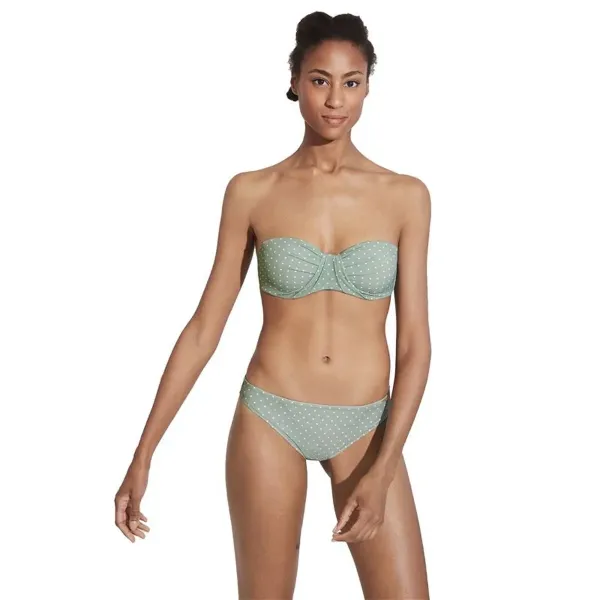 Бикини Ysabel Mora Bandeau Copa C Green Темно-зеленый