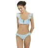 Bikini Ysabel Mora Volantes Brasileña Cyan