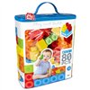 Construction set Color Block Basic Bag 80 Pieces (6 Units)