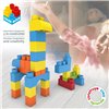 Construction set Color Block Basic Bag 80 Pieces (6 Units)