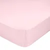 Fitted sheet HappyFriday BASIC KIDS Light Pink 70 x 140 x 14 cm