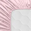 Fitted sheet HappyFriday BASIC KIDS Light Pink 70 x 140 x 14 cm