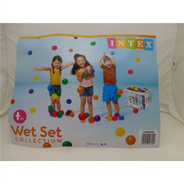 Balls Intex 49600NP 8 x 8 x 8 cm 100 Pieces