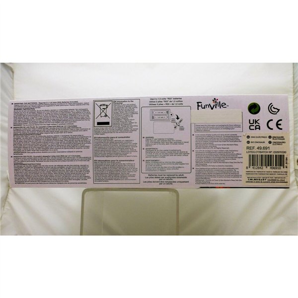 Jointed Figure Funville Dinosaur 23 x 21 x 8 cm 23 x 21,5 x 8,5 cm (4 Units)