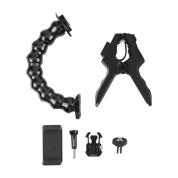 Adjustable mount for sporotome cameras Puluz with clamp