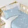 Fitted sheet HappyFriday BASIC KIDS Blue 70 x 140 x 14 cm