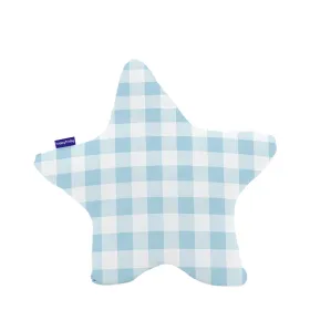Tyyny HappyFriday Basic Sininen Tähti Gingham 50 x 50 cm