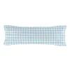 Quilted Zipper Bedding HappyFriday Basic Blue 105 x 200 cm Gingham