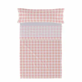 Bedding set HappyFriday Basic Kids Vichy Pink Single 2 Pieces