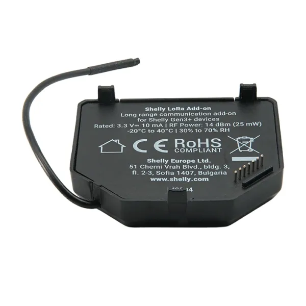Set of 2 EU868 Relays for gen.3/4 Shelly LoRa Add-on