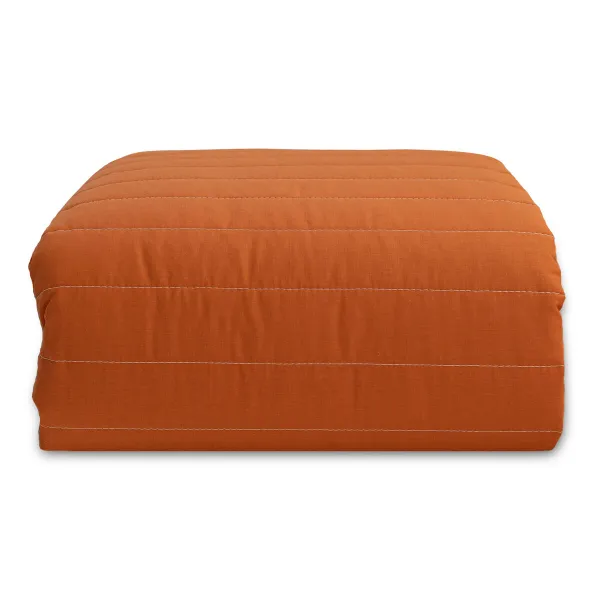Pööratav Voodikate HappyFriday Basic Dash Oranž 270 x 260 cm