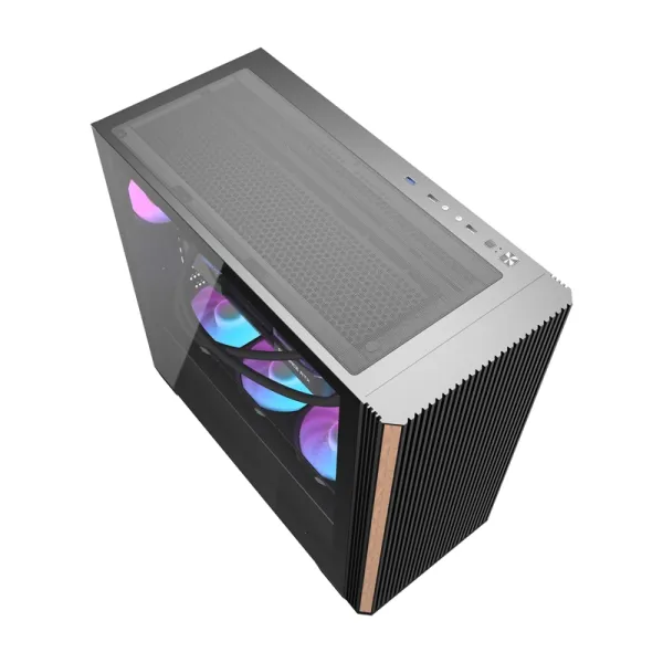Darkflash DS900WS computer case (black) + 4 fans