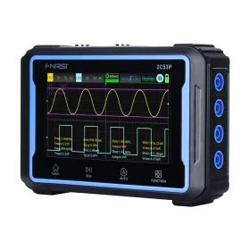 Portable 3-in-1 FNIRSI 2C53P 4.3" touchscreen oscilloscope