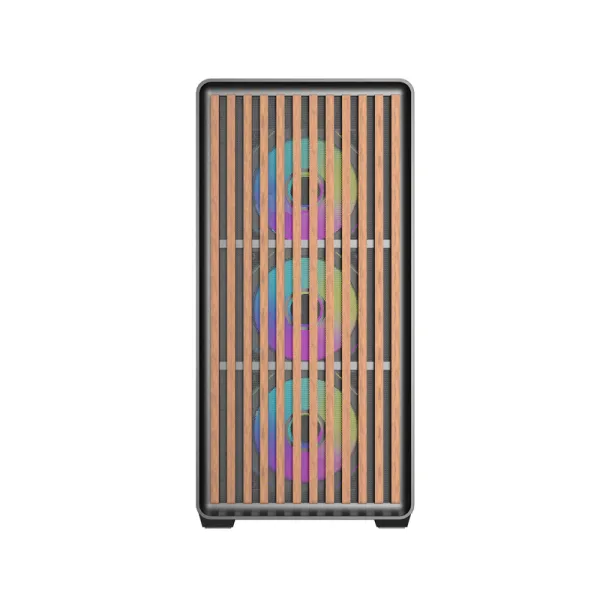 Darkflash DS900WD ATX computer case (black) + 4 fans