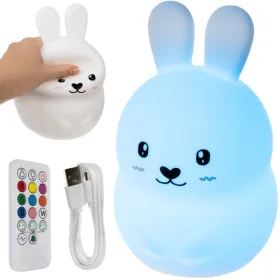 Ночник RGB с пультом - кролик