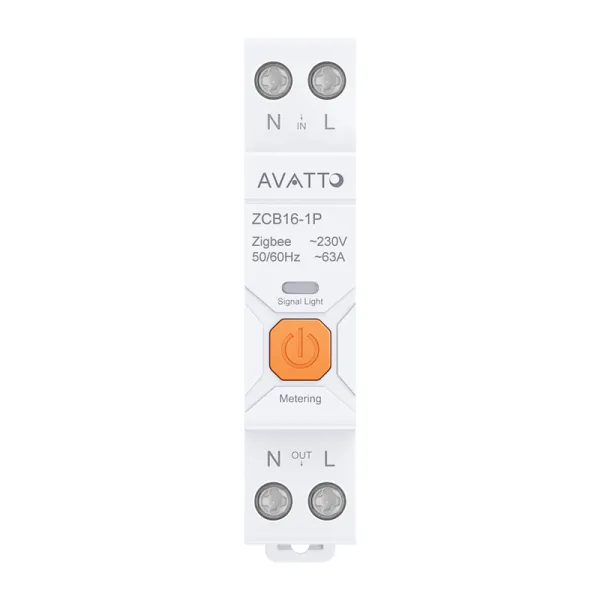 ZigBee Avatto ZWCB16 smart fuse