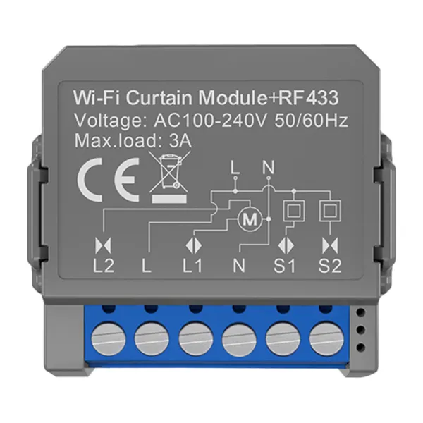 Avatto CMS16-RF-1 WIFI+RF smart curtain module