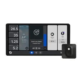 Панель управления Shelly WALL DISPLAY X2(BL)+BLUHT(BLK)