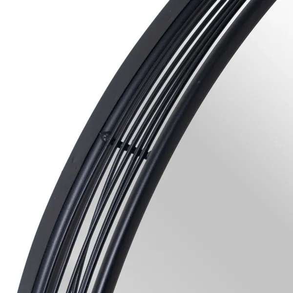 Wall mirror Black 81 x 15,5 x 81 cm