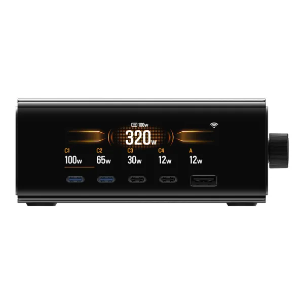 EcoFlow RAPID Pro 320W docking station, 4xUSB-C, 1xUSB-A, GaN