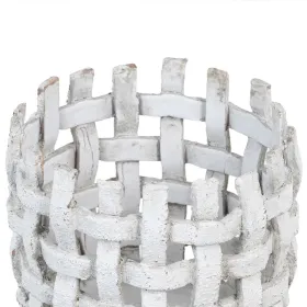 Planter 17 x 17 x 14,5 cm Ceramic Taupe