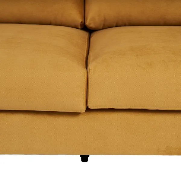 Diivan 200 x 98 x 97 cm Kollane