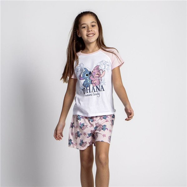 Children's Pyjama Stitch Pink