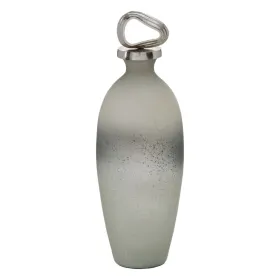 Decorative bottle Grey Silver 15 x 15 x 46 cm Decorative