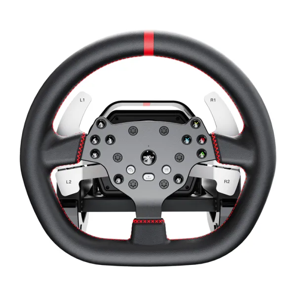 PXN-V10 Pro gaming set - steering wheel + pedals + mounting clamps (PC / PS4 / Xbox One / Xbox Series X|S)