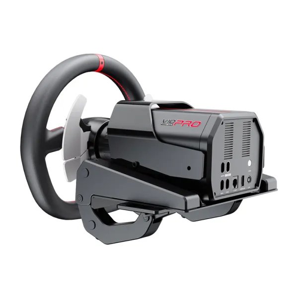 PXN-V10 Pro gaming set - steering wheel + pedals + mounting clamps (PC / PS4 / Xbox One / Xbox Series X|S)
