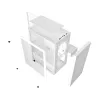 Darkflash M305 computer case without fans (White)