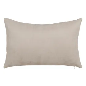 Cushion Polyester Beige 45 x 30 cm