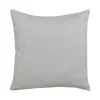 Cushion Polyester Grey 45 x 45 cm