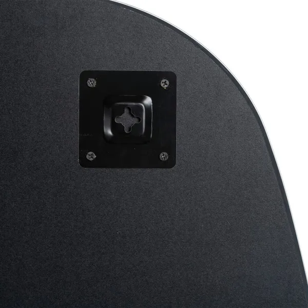 Wall mirror Black 60 x 1 x 60 cm
