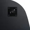 Wall mirror Black 60 x 1 x 60 cm