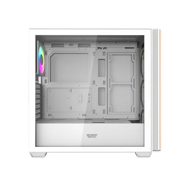 Darkflash DS900WS computer case (White) + 4 ARGB fans