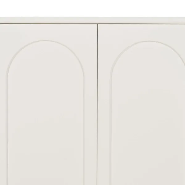 Kapp Valge 80 x 38 x 95 cm